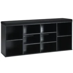 Costway Entryway Padded Shoe Storage Bench 10-Cube Organizer Bench Adjustable -Cheap Furniture Store GUEST b3285bd1 630f 4982 b6fd 8a2cf7f6fd41