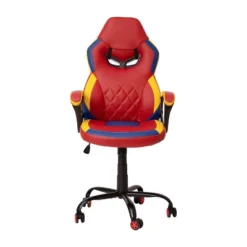BlackArc High Back Gaming Chair With Red And Yellow Faux Leather Upholstery, Adjustable Swivel Seat And Padded Flip-Up Arms 15 BlackArc High Back Gaming Chair With Red And Yellow Faux Leather Upholstery, Adjustable Swivel Seat And Padded Flip-Up Arms -Cheap Furniture Store GUEST b68819a0 c597 4488 a4c0 d030156f3468