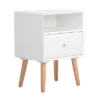 Lilou Side Table White - Adore Decor
