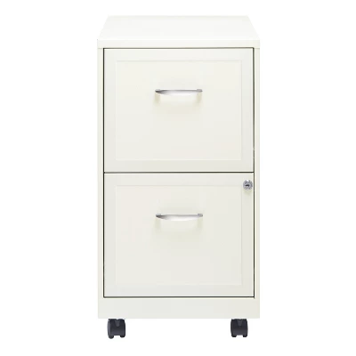 Space Solutions 18" Deep 2 Drawer Mobile Letter Width Vertical File Cabinet 1 Space Solutions 18" Deep 2 Drawer Mobile Letter Width Vertical File Cabinet
