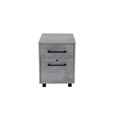 Mason Modern Two Drawer Wood Laminate File Cabinet - Martin Furniture 8 Mason Modern Two Drawer Wood Laminate File Cabinet - Martin Furniture - Image 8