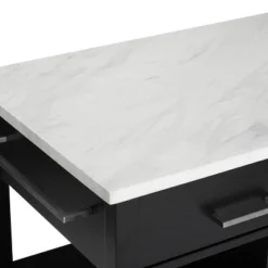 Audrey Faux Marble Top Kitchen Island Black - Crosley 15 Audrey Faux Marble Top Kitchen Island Black - Crosley -Cheap Furniture Store GUEST c410119b a378 426e 9685 2288657f4e32