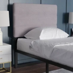 Emma And Oliver Modern Upholstered Headboard With Horizontal Line Stitching And Adjustable Height Rails -Cheap Furniture Store GUEST caa2bed3 7103 4988 8c14 f48f9540a030