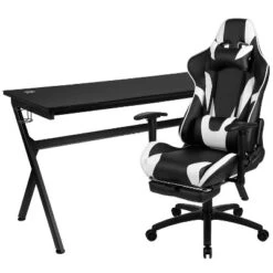 Flash Furniture Gaming Desk And Footrest Reclining Gaming Chair Set - Cup Holder/Headphone Hook/Removable Mouse Pad Top/Wire Management 29 Flash Furniture Gaming Desk And Footrest Reclining Gaming Chair Set - Cup Holder/Headphone Hook/Removable Mouse Pad Top/Wire Management -Cheap Furniture Store GUEST d417143d 9ea0 4bbc a683 6a25c31dde1d