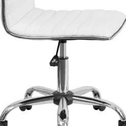 Merrick Lane Home Office Chair Ergonomic Executive Ribbed Low Back Armless Computer Desk Chair - Base, Frame & Border -Cheap Furniture Store GUEST d9a63a45 c83b 4d1c b096 b41bef9b70e6