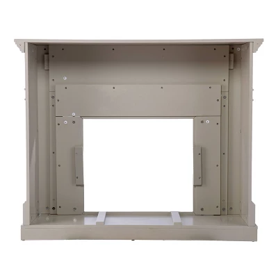 Talsham Base Electric Fireplace With Marble Surround Gray - Aiden Lane 6 Talsham Base Electric Fireplace With Marble Surround Gray - Aiden Lane - Image 6