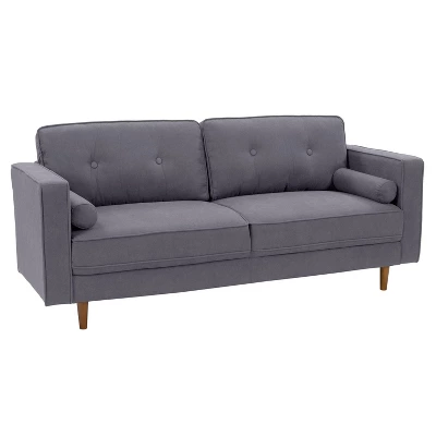 Mulberry Fabric Upholstered Modern Sofa - CorLiving 2 Mulberry Fabric Upholstered Modern Sofa - CorLiving - Image 2