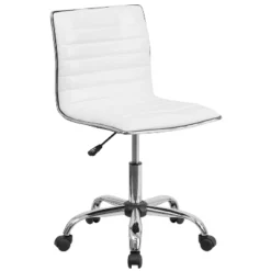 Merrick Lane Home Office Chair Ergonomic Executive Ribbed Low Back Armless Computer Desk Chair - Base, Frame & Border -Cheap Furniture Store GUEST ef27e240 afc6 4ff8 9de8 1a3f3578ed1b