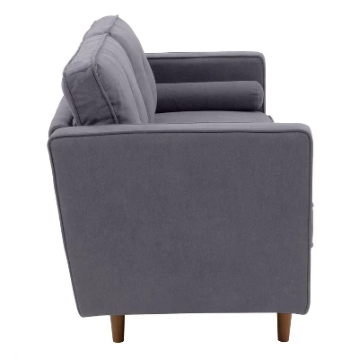 Mulberry Fabric Upholstered Modern Sofa - CorLiving 3 Mulberry Fabric Upholstered Modern Sofa - CorLiving - Image 3