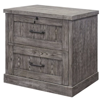 Avondale File With Locking Legal/Letter File Drawer Fully Assembled Gray - Martin Furniture 3 Avondale File With Locking Legal/Letter File Drawer Fully Assembled Gray - Martin Furniture - Image 3