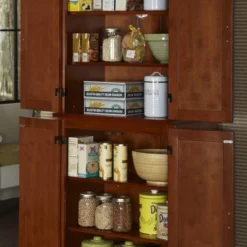 Arts & Crafts Pantry Cottage Oak - Home Styles -Cheap Furniture Store GUEST f9035084 6252 4519 968b 1234175d9709